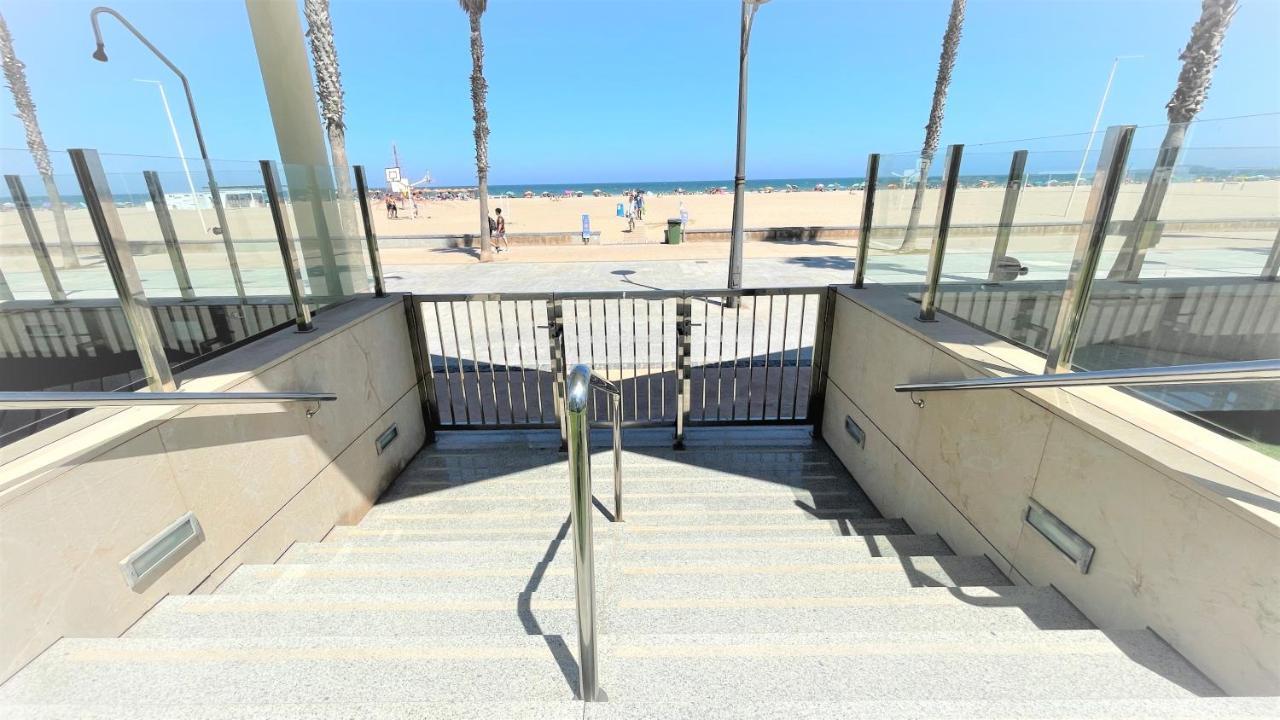 Beach Valencia Luxury A40-35 Apartment With Terrace And Sea Views Exterior photo
