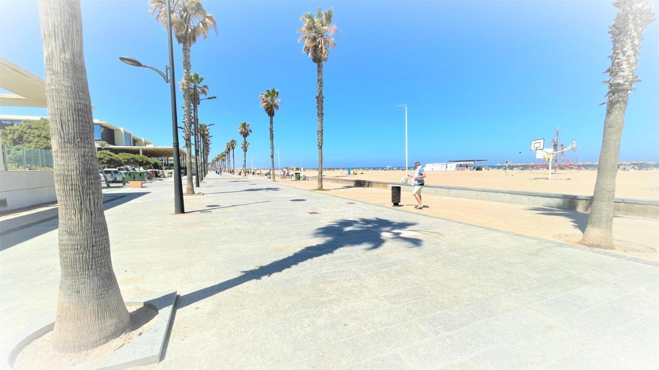Beach Valencia Luxury A40-35 Apartment With Terrace And Sea Views Exterior photo